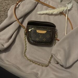 Louis Vuitton's Mini Bumbag in Monogram canvas (adding pics tonight)